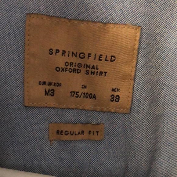 Springfield oxford shirt. Size medium - Picture 2 of 4